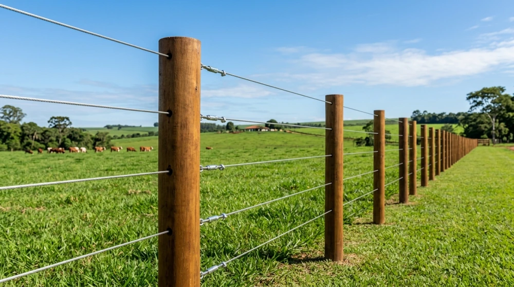 Guia de Cercamento Rural: Como Escolher Mourões, Arames e Telas