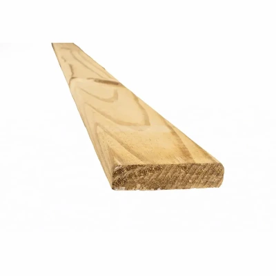 Deck de Pinus Tratado Boleado 9,5cm com 3,00m