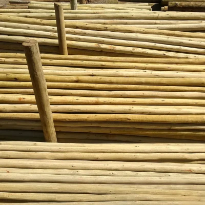 Mourão de Eucalipto Lixado Tratado 8-10cm com 3,50m de comprimento