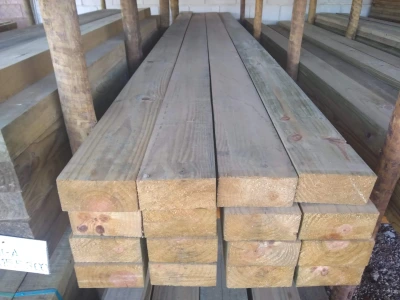 Viga Pinus Tratado 5,5x11,5cm x 4,00m