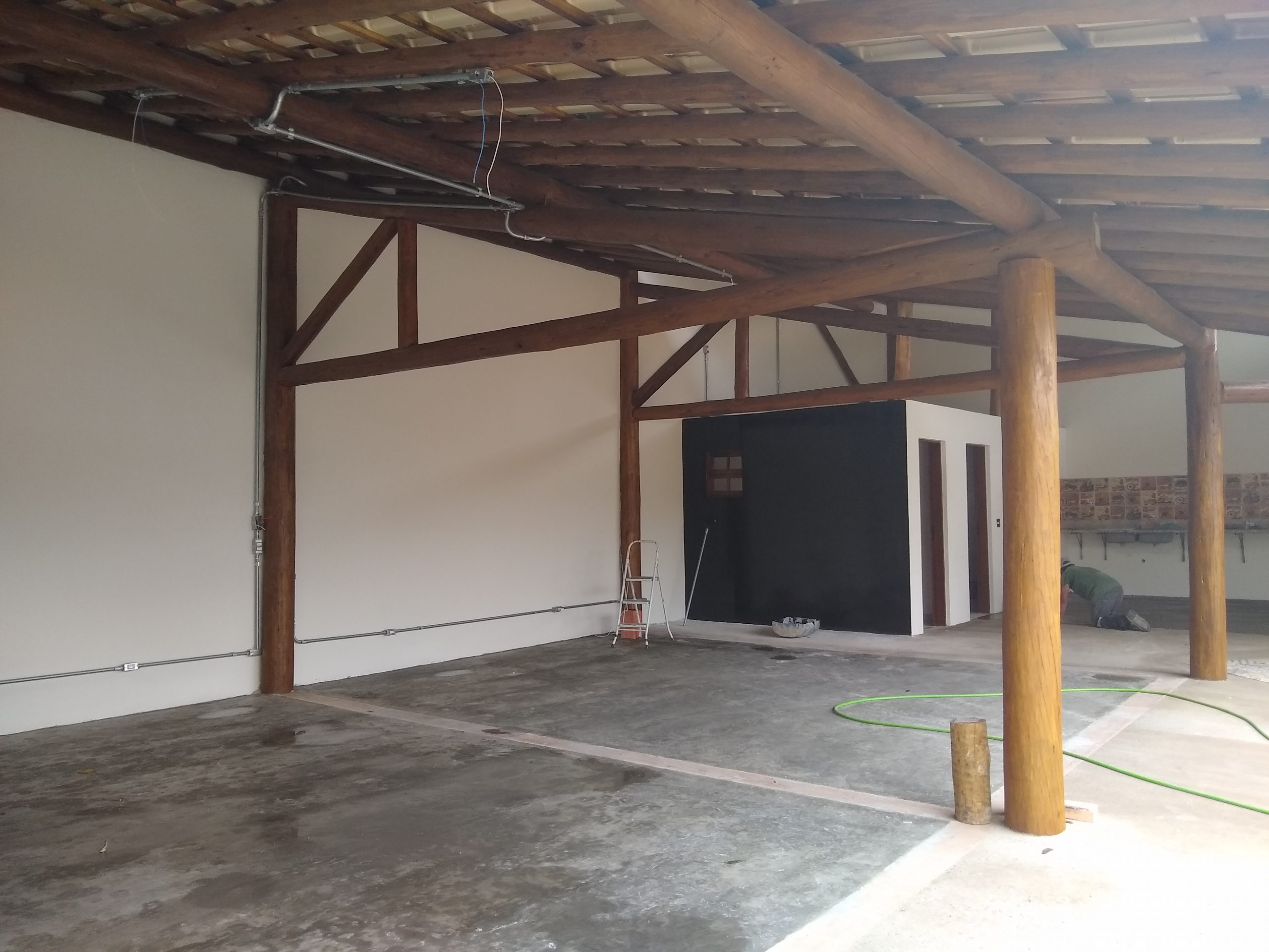 Cobertura rústica finalizada com rapidez