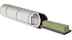 Etapa 1 — A madeira é preparada para entrar no autoclave