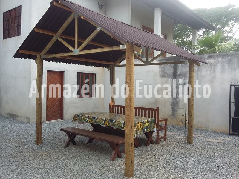 Componentes do kit cobertura para galpão pré-montado